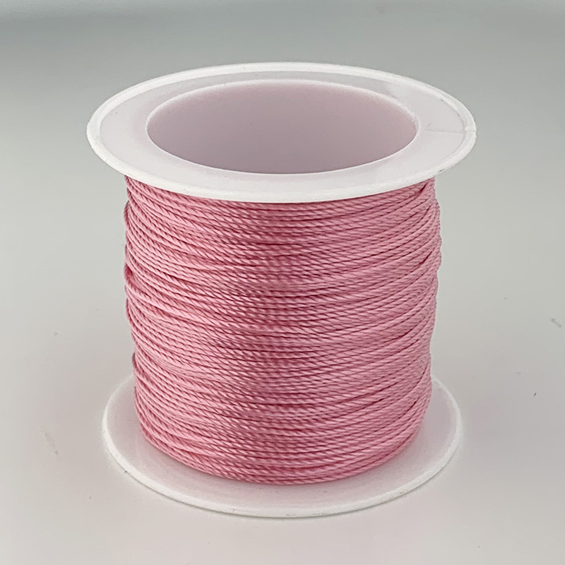 12 hilos de alambre trenzado hilo rojo hilo de color Morandi cuerda trenzada collar cuerda cuerda trenzada a mano material de bricolaje