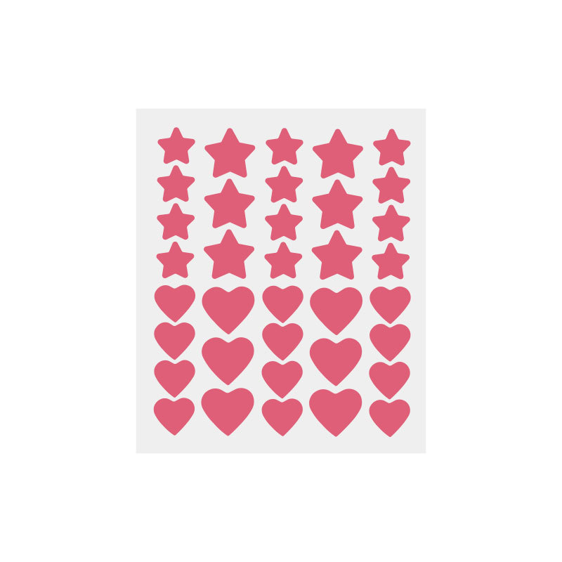 빅스타 하트 아크네 패치 핑크