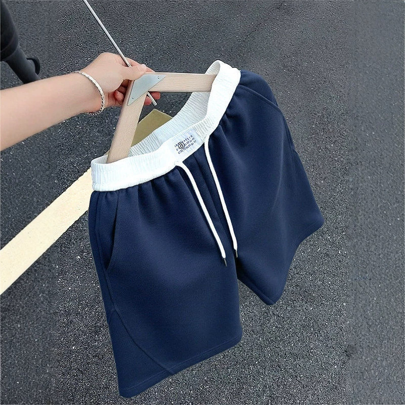 Navy Blue American-Style Sports Shorts for Men, Summer Outdoor Running Fitness Training Shorts, Basketball Casual Shorts Navy Blue American-Style Sports Shorts for Men, Summer Outdoor Running Fitness Training Shorts, Basketball Casual Shorts