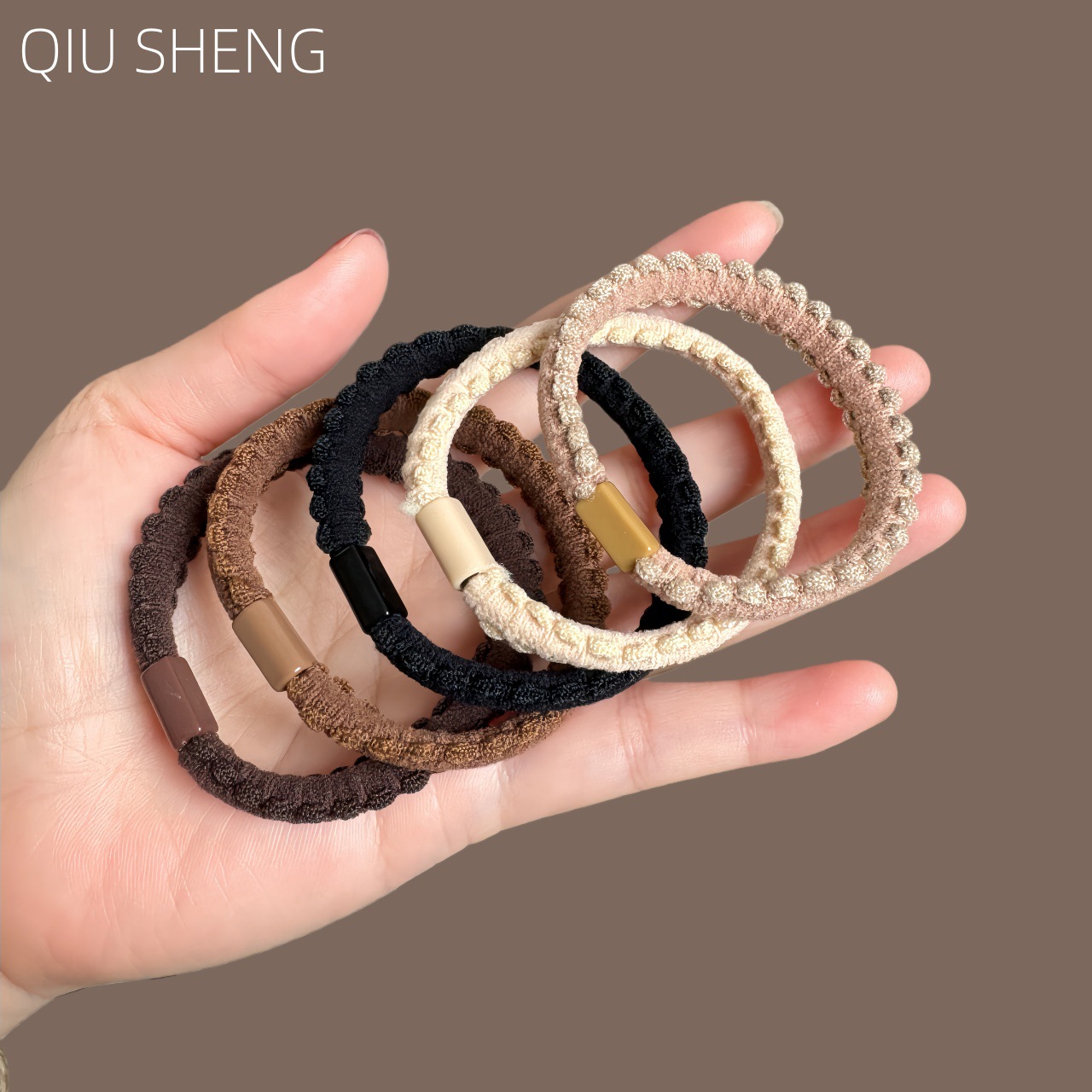 新款高马尾头绳女生简约扎头发发圈高级感皮筋高弹力耐用发绳皮套