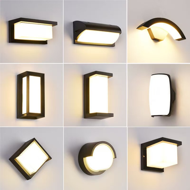 Villa Wall Lamp Led Waterproof Modern Garden Courtyard Hotel Outdoor Balcony Aisle Indoor Wall-Mounted Corridor