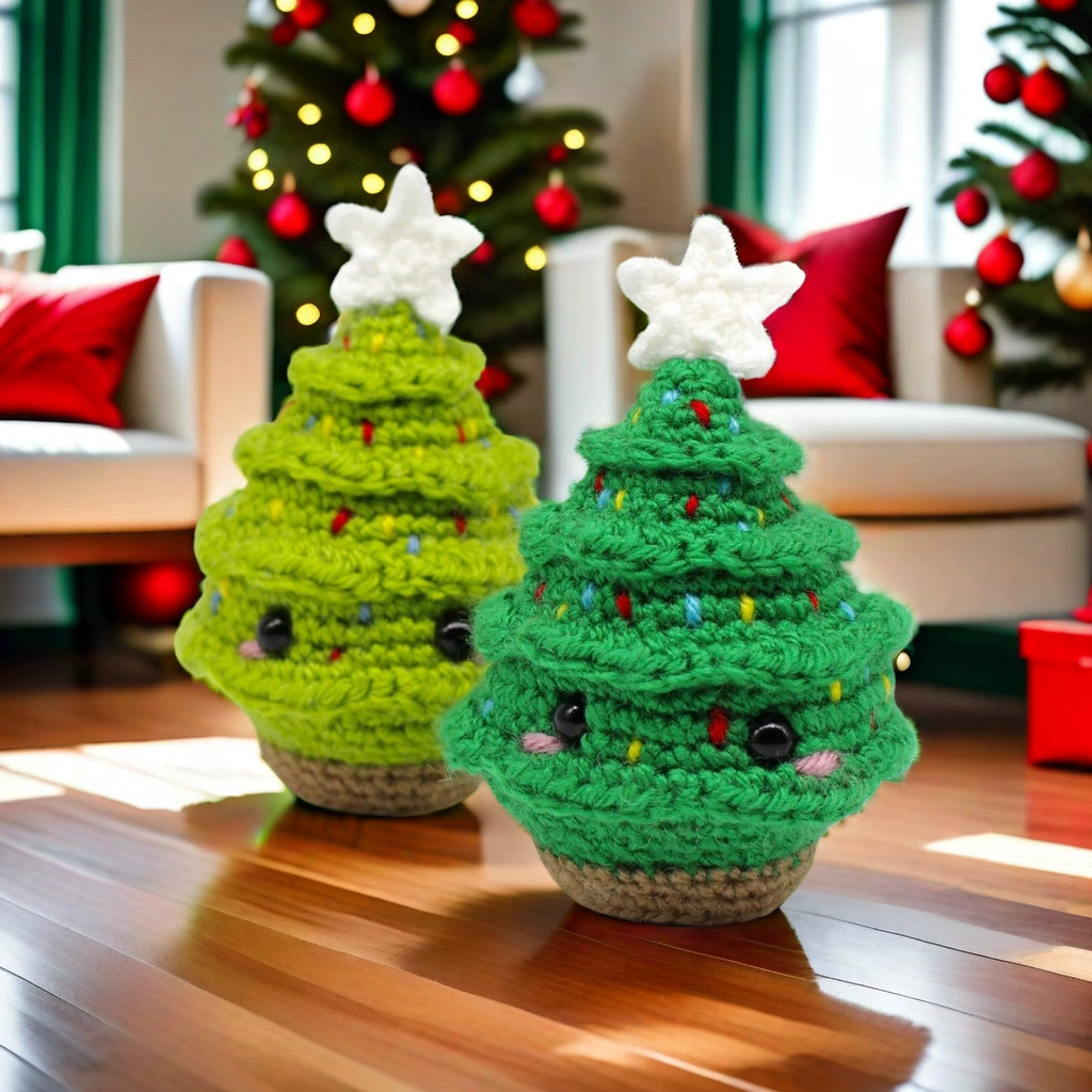 Трансграничный новый набор материалов для вязания крючком Рождественская серия ручной работы