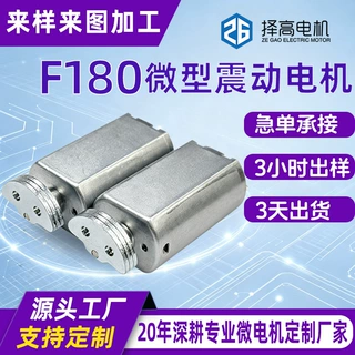 便携气泵震动电机毛孔清洁仪小马达磨冲牙器按摩器F180微型电机