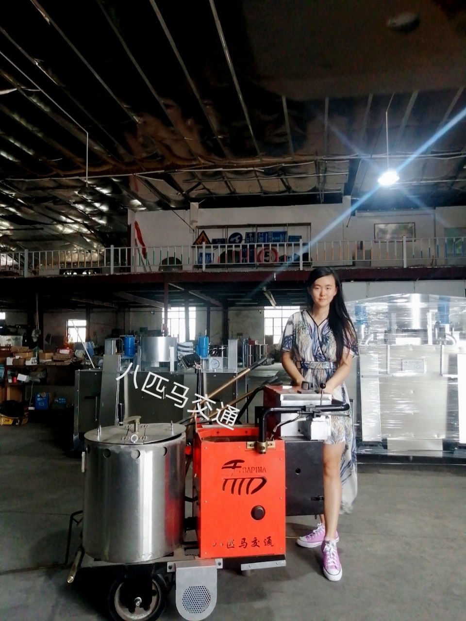 一体机震荡喷涂机公路道路画线设备 小型热熔划线液压双缸热熔釜