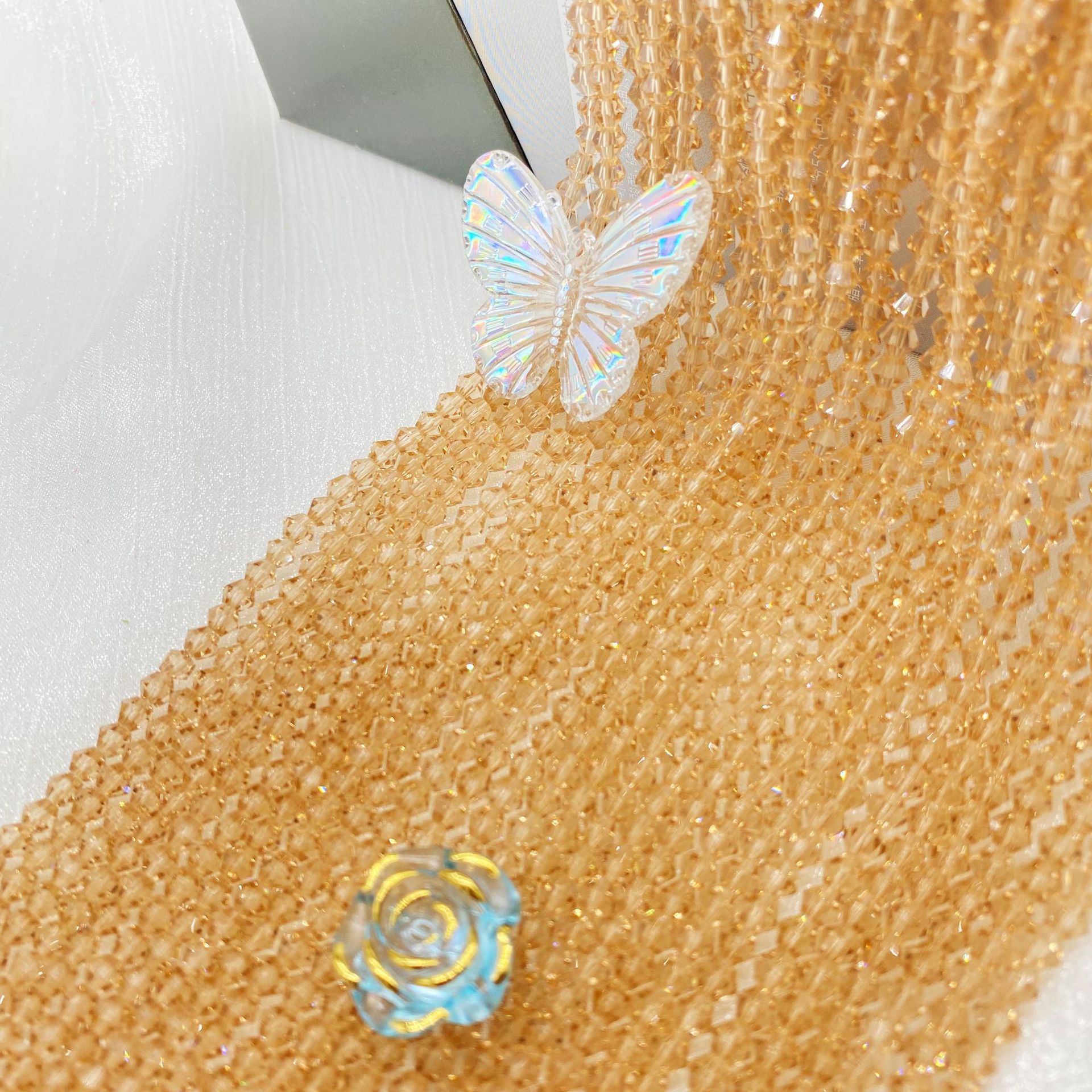 골드 샴페인 더블 포인트 체인