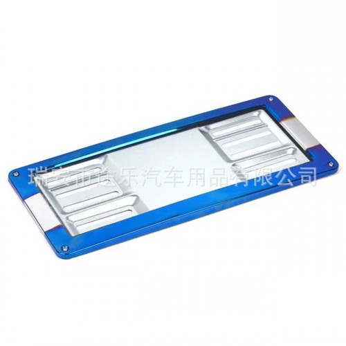 Cross-border Amazon Thailand stainless steel car license plate frame สำหรับรถยนต์