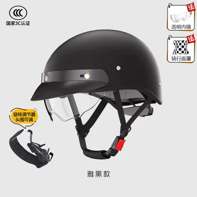 Motosiklet kaskı (dəbilqə) Helmet Electric Vehicle Motorcycle Helmet - yahei-transparent-endoscope