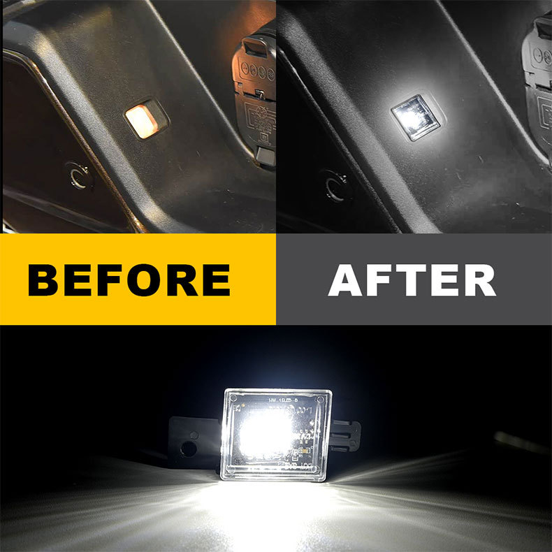 Suitable for Chevrolet Silverado 1500/2500/3500 Gmc Sierra Modified Led License Plate Light Decoding