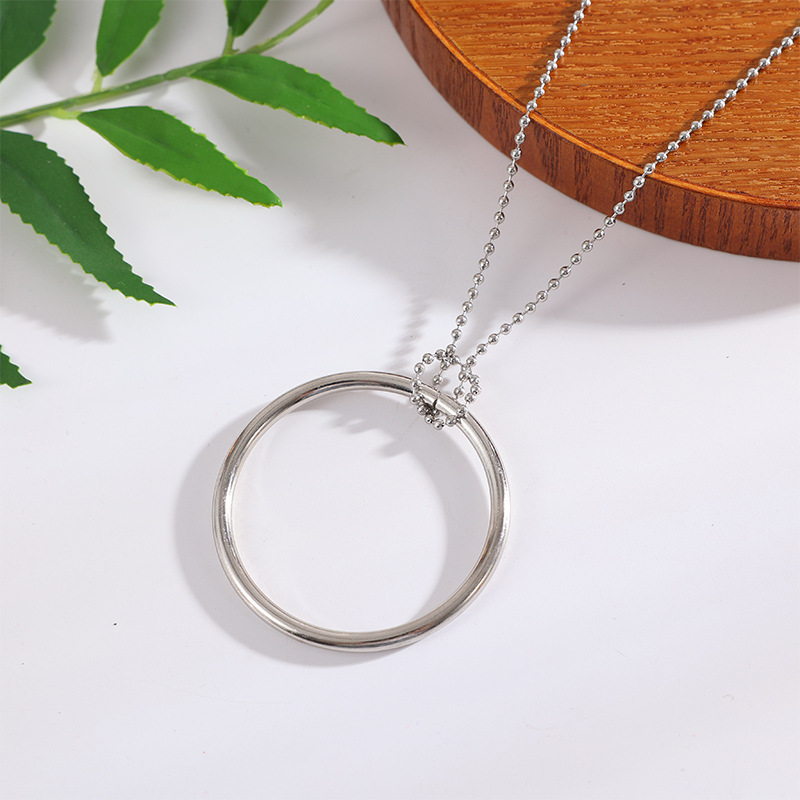 작은 구슬 체인 내일 반지