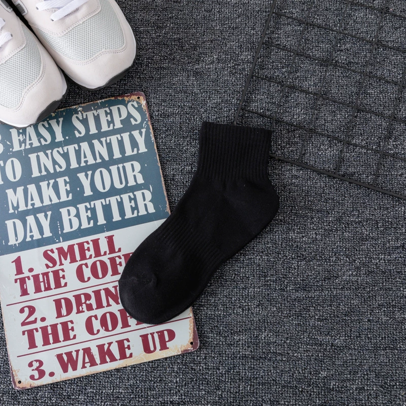 Men's Cotton Knee Socks, Demi-Season Breathable, Deodorized & Sweat-Absorbent, One Size