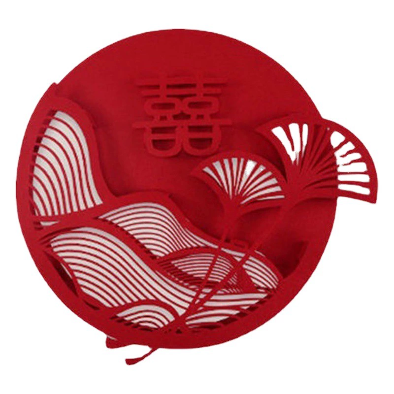 Креативные новые нетканые трехмерные свадебные наклейки украшения Свадебные украшения Праздничные наклейки DIY фетровые наклейки