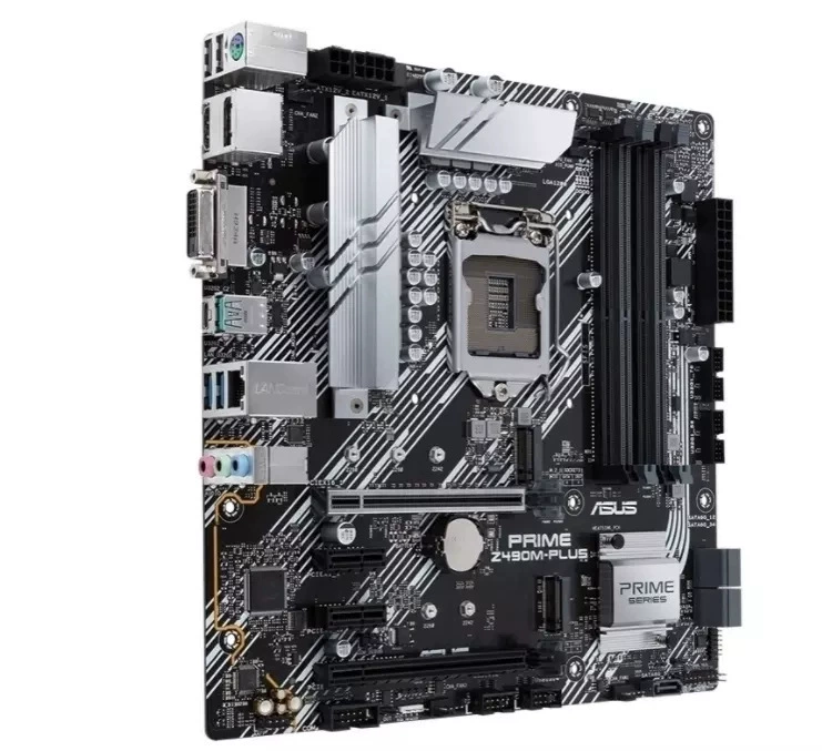 [Для PRIME Z490M-PLUS материнская плата с разъемами LGA1200, DDR4, охлаждение]