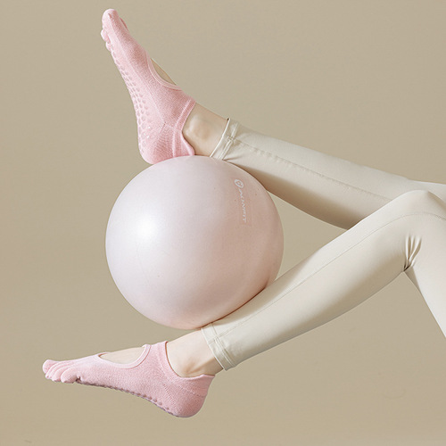 New sports socks, yoga socks, short-tube fingerless anti-slip socks, professional Pilates socks, women's toe socks, wholesale fitness