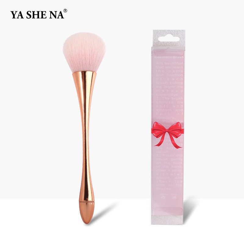 Cintura pequeña, cepillo de polvo suelto grande, cepillo de maquillaje, herramienta de belleza, corrector súper suave, cepillo de rubor, cepillo de maquillaje y reparación