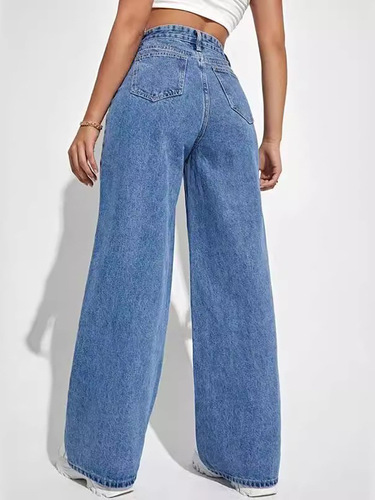 New style jeans for women's loose straight European and American women's pants for direct sales