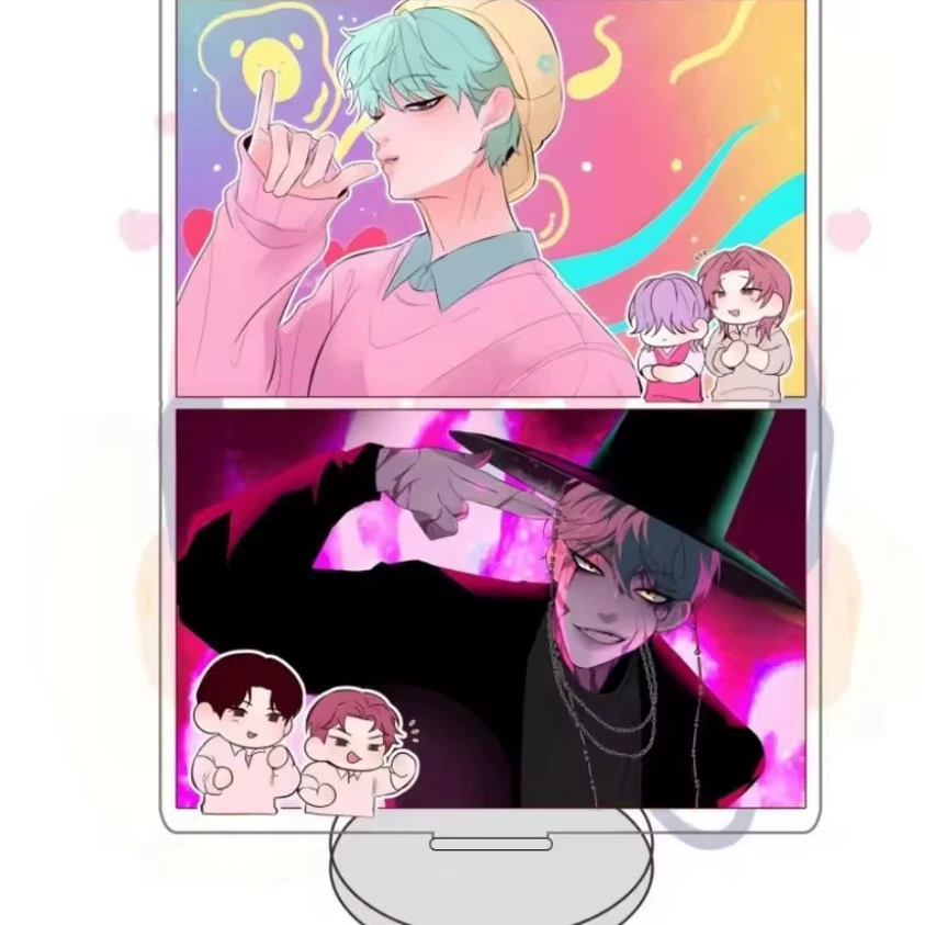K-POP: Witch Hunters Acrylic Stand KPop Demon Hunters Acrylic Ornaments