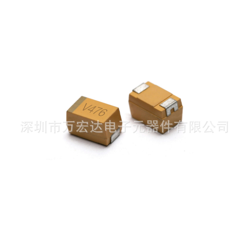 贴片钽电容CA45-E035K476T 35v 47uf v476 7343全新原装钽电容器