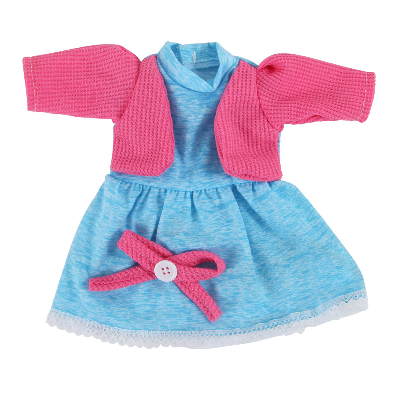 Fábrica directa moda 36cm vinilo simulación muñeca ropa 14 pulgadas niños y niñas ropa transfronteriza exclusiva