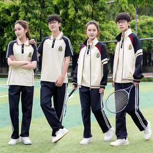 2024 New Spring and Autumn Middle School Students' Sports Uniform suit Junior High School Senior high school Students' Class Uniform Three-Piece College Style