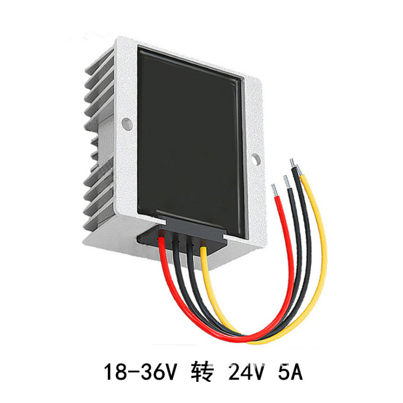 18V-36V转24V升压器5A120W电源转换器DC-DC直流电源稳压器