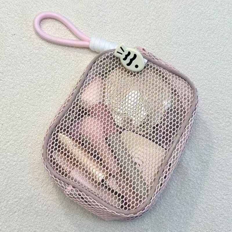 Dopamine Makeup Bag Portable Large-Capacity Mesh Zipper Bag Cosmetics Storage Bag Travel Portable Toiletry Bag Dopamine Makeup Bag Portable Large-Capacity Mesh Zipper Bag Cosmetics Storage Bag Travel Portable Toiletry Bag