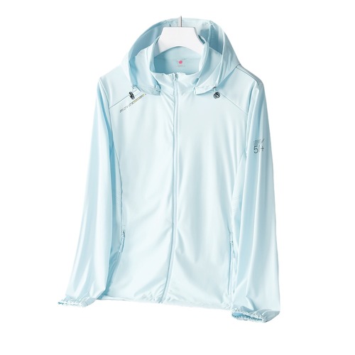 Summer lightweight men's fishing sun shirt, dad's summer cool ice silk sun protection outerwear for middle-aged men.
