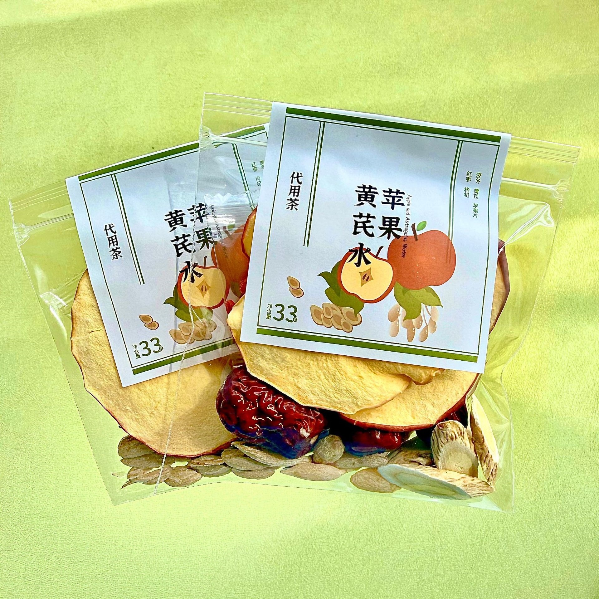 Five Finger Peach Root Poria Herbal Tea Blend with Winter Melon Lotus Leaf and Sour Jujube Rose Tea overview