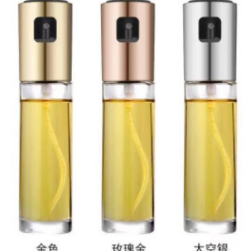 スプレーボトル スプレー式 キッチンガラス 食用油 オリーブオイル バーベキュー用スプレーボトル ガラス製スプレーボトル|undefined