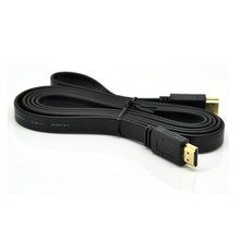 批发高清HDMI扁平线数据线电脑电视盒子投影仪显示器机顶盒连接线