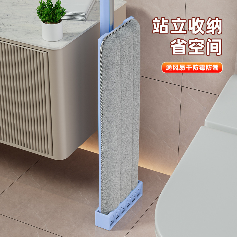 手を洗ってモップを引きずることなく家庭用の大規模な乾湿両用平板モップを引っ張る|undefined