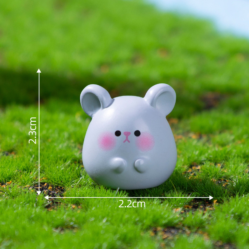 マイクロ風景クリエイティブかわいい干支かわいい diy 装飾ブラインドバッグアクセサリー車のデスクトップ装飾品|undefined