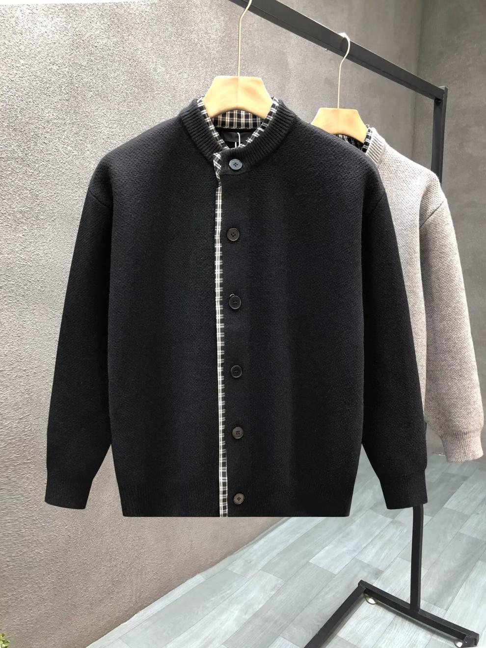 Herren Strickjacke Im Retro Look Für Den Herbst Und Winter_voghion.com