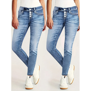 J 5071 Embroidered Slim-Fit Jeans �̽�����С�_ѝ�羳