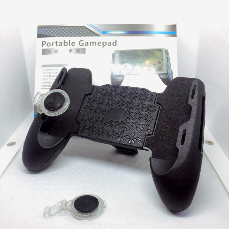 Fire【Jl-01】Three-In-One Game Controller Playerunknown's Battlegrounds Auxiliary Positioning Mobile Game Grip with Bracket
