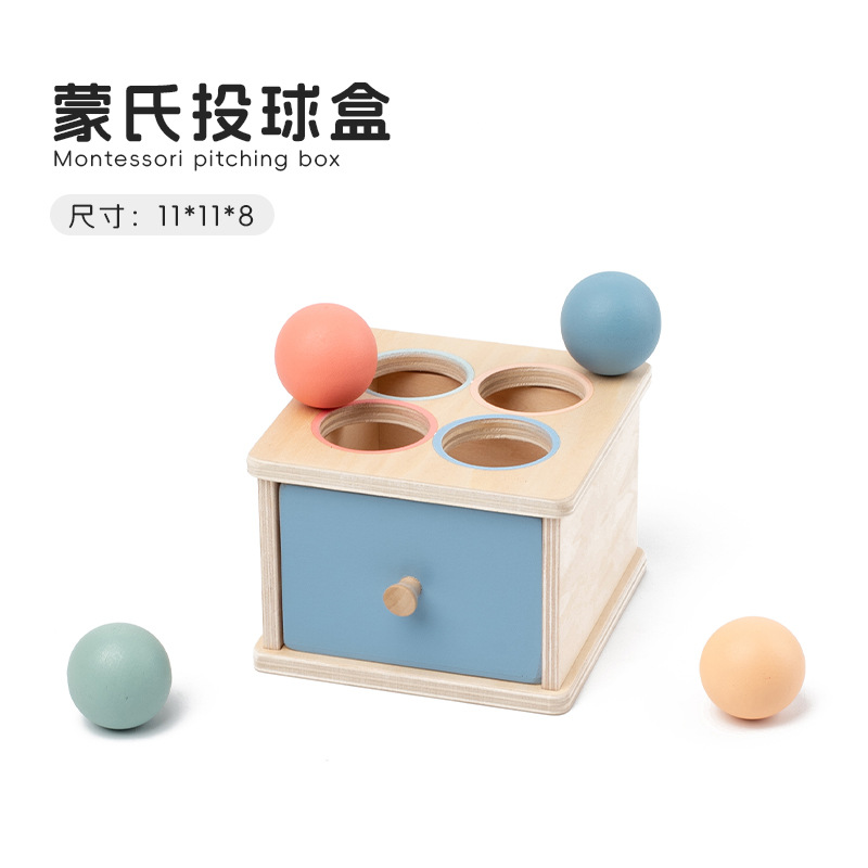 CPC niños Montessori ayudas didácticas de madera color geométrico forma caja de clasificación combinación cognitiva juguetes de jardín de infantes