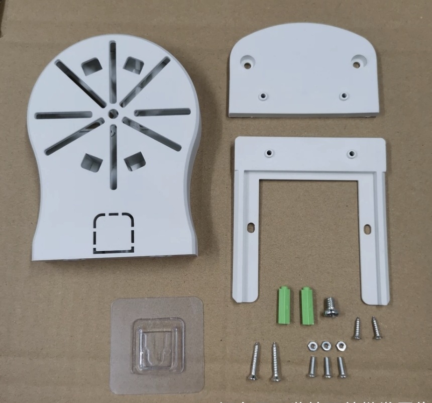 Giá đỡ giám sát mạng không dây bằng thẻ cắm, bộ lưu trữ không cần đục lỗ, lắp đặt ổ cắm camera bán cầu kép, fluorite, Xiaomi, v.v.