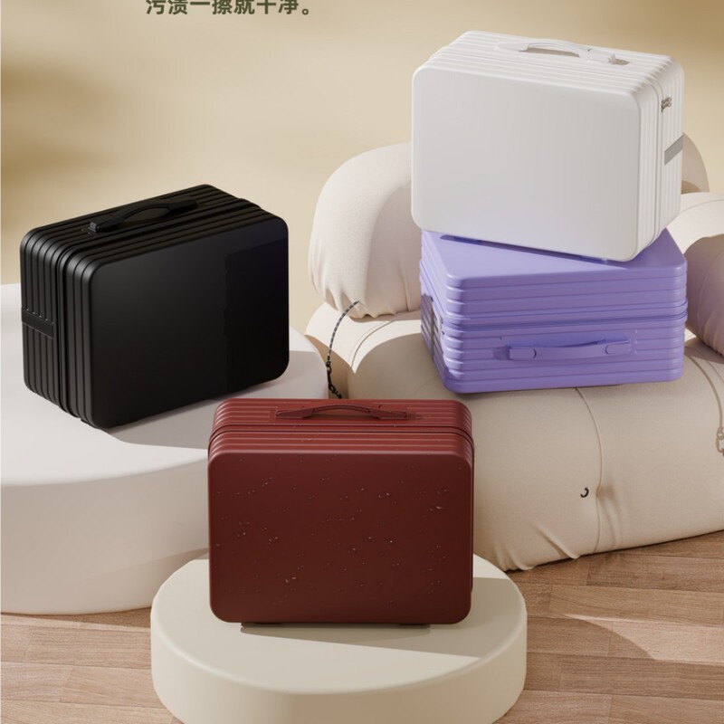 Suitcase Luggage Dragon Boat Festival Creative Gift Box Packaging Box 14inch Cosmetic Box Travel Box Small Retro Style