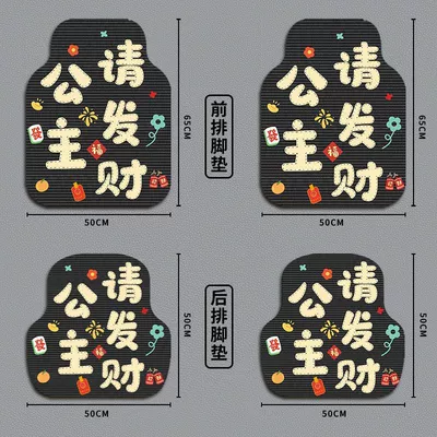 Avtomobil döşəmə paspasları, full set, universal car mats