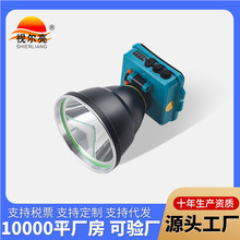 征伐者激光炮遠射頭燈超強光超亮可充電戶外頭戴式鋰電鋁合金電筒