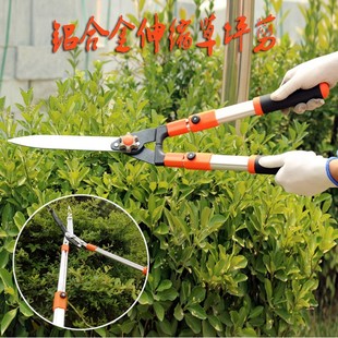 Garden tools city greening big flower shears aluminum alloy telescopic handle hedge Holly pruning shears lawn fence shears