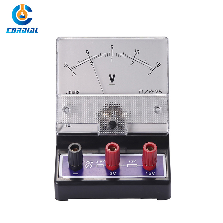 J408科鼎 V电流表电压表 指针式电流测量教学仪表仪器厂家直销