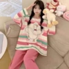 Long-sleeve, trousers, rainbow swan