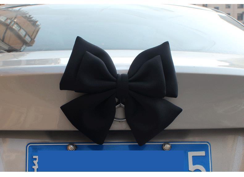 Car Tail Bow Decoration Pendant Trunk Car Sticker Accessories Car Tail Ornaments Car Motorcycle Doll