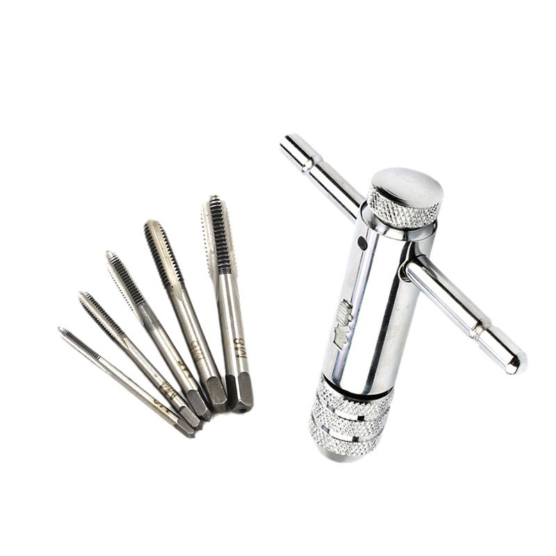 Cross-border factory M3-M8 adjustable ratchet tap wrench M5-M12…