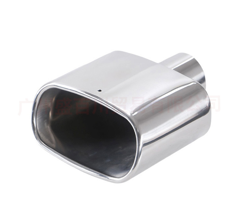 Suitable for BMW X5 E53 E70 F15 tailpipe modification, 35i sport model square stainless steel exhaust tip