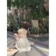 Seaside Holiday Beach Skirt Women's Travel dress White Sanya Piece Wear Travel Skirt Long Skirt Dopamine