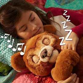 好奇熊互动毛绒玩具 小熊公仔宠物朋友 玩偶抱枕儿童礼物