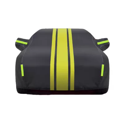 Car clothing Cover Car Cover Full Car - thickened-oxford-cloth-suitable-for-99-of-models-black-and-yellow-combination