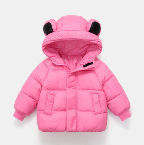 Comercio exterior ropa de invierno para niños, ropa de algodón de pluma para niños, niñas y niñas, abrigo de algodón grueso para bebés, ropa de algodón para bebés y niños pequeños