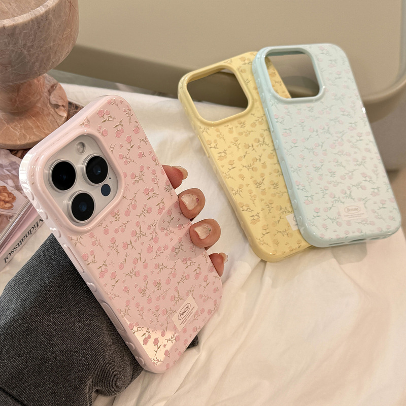 玫瑰花苹果16手机壳iphone17适用12代发15promax全包13小清新气质|undefined